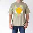 Groovy Next Stop 2nd Grade 1st Grade Graduation 2025 Premium Men's Comfort Colors T-Shirt Khaki