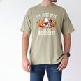 Halloween Book Lover Ghost Witch Books & Pumpkins Men's Comfort Colors T-Shirt Khaki Halloween Book Lover Ghost Witch Books & Pumpkins Men's Comfort Colors T-Shirt Khaki