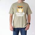 Hamster Dad Father's Day Animal Whisperer Rodent Lover Men's Comfort Colors T-Shirt Khaki