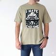 I Hate Everyone Introvert Anti-Social Dark Humor Men's Comfort Colors T-Shirt Khaki