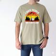 I Hate People That's Why I Camp Camper Meme Introvert Men's Comfort Colors T-Shirt Khaki