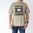 Over The Hill Please Be Patient I'm From The 1900s VHS Men's Comfort Colors T-Shirt Khaki Over The Hill Please Be Patient I'm From The 1900s VHS Men's Comfort Colors T-Shirt Khaki