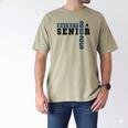 Hockey Senior Night Hockey Senior 2025 Graduation 32 Men's Comfort Colors T-Shirt Khaki