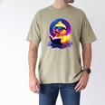 Humor Rubber Duck Reading Book Men's Comfort Colors T-Shirt Khaki