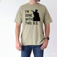 I'm Done With This BS College Graduation Shirt Men's Comfort Colors T-Shirt Khaki
