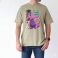 Kids Dabbing T Rex Graduation Kindergarten Class Of 2019 Men's Comfort Colors T-Shirt Khaki