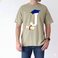 Kids Initial J Letter For Boys Preschool Graduation Kindergarten Men's Comfort Colors T-Shirt Khaki