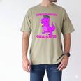 Kids Kindergarten Graduation Idea For Girls Dinosaur Men's Comfort Colors T-Shirt Khaki