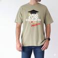 Kindergarten 2018 NAILED IT Graduation Graduate Men's Comfort Colors T-Shirt Khaki