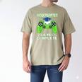 Kindergarten Graduation Level Complete Gamer Class 2024 Kids Men's Comfort Colors T-Shirt Khaki