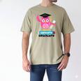Kindergarten Graduation Tee Shirt Pink Owl T-Shir Men's Comfort Colors T-Shirt Khaki