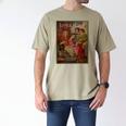 Louisa May Alcott Coming Of Age Novel Little Women Book Cover Small Men's Comfort Colors T-Shirt Khaki