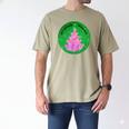 In Loving Memory Cancer Christmas Tree Memorial Men's Comfort Colors T-Shirt Khaki In Loving Memory Cancer Christmas Tree Memorial Men's Comfort Colors T-Shirt Khaki