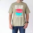 Macaroons Dessert Antisocial Introvert Pastries Food Lover Men's Comfort Colors T-Shirt Khaki Macaroons Dessert Antisocial Introvert Pastries Food Lover Men's Comfort Colors T-Shirt Khaki