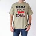 Mama Of The Fast One Car Racing Dad 1St Birthday Boy Men's Comfort Colors T-Shirt Khaki