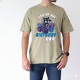 Marvel Panther Family Party Dad Of The Birthday Boy Men's Comfort Colors T-Shirt Khaki
