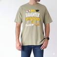 Masters Graduation My Daughter Mastered It Class Of 2025 Men's Comfort Colors T-Shirt Khaki