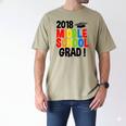 Middle School Graduation Class Of 2018 Shirt Men's Comfort Colors T-Shirt Khaki