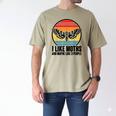 I Like Moths And Maybe 3 People Insect Moth Lovers Introvert Men's Comfort Colors T-Shirt Khaki