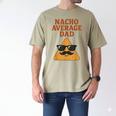 Nacho Average Dad Dad Joke Nacho Chip Men's Comfort Colors T-Shirt Khaki