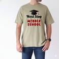 Next Stop Middle School Graduation Men's Comfort Colors T-Shirt Khaki