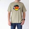 Nostalgia Chest Flag GDR Men's Comfort Colors T-Shirt Khaki