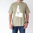 ON Nurse T Shirt Nurse Graduation Idaho Men's Comfort Colors T-Shirt Khaki