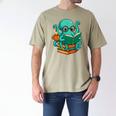 Octopus Reading Book Reading Bookworm Reader Men's Comfort Colors T-Shirt Khaki Octopus Reading Book Reading Bookworm Reader Men's Comfort Colors T-Shirt Khaki