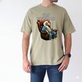 Old Buzzard Bird Old Man Grandpa Recliner Dads Joke Men's Comfort Colors T-Shirt Khaki