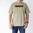 Phd Graduation Doctorate Degree Dissertation Masteral Grad Men's Comfort Colors T-Shirt Khaki