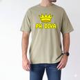 PhD Graduation Ph Diva t Shirt Phdiva Phd t Men's Comfort Colors T-Shirt Khaki