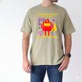 Please Be Patient With Me I'm From The 1900s Gen X Robot Men's Comfort Colors T-Shirt Khaki