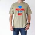 Preschooler Graduation Grad Cap Preschool Grads Rule Men's Comfort Colors T-Shirt Khaki