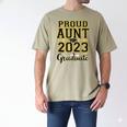Proud Aunt Of A 2023 Graduate Family Matching Graduation Men's Comfort Colors T-Shirt Khaki