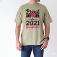 Proud Mom Of A 2021 Graduate Senior Graduation Men's Comfort Colors T-Shirt Khaki
