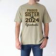 Proud Sister Of A 2024 Graduate Senior Graduation Men's Comfort Colors T-Shirt Khaki