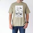 The Reader Tarot Card Bookworm Books Lover Dragon Librarians Men's Comfort Colors T-Shirt Khaki