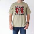 Red Sport Loud Proud Cheer Coach Dad Father's Day Men's Comfort Colors T-Shirt Khaki Red Sport Loud Proud Cheer Coach Dad Father's Day Men's Comfort Colors T-Shirt Khaki