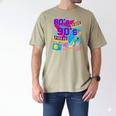 Retro 1980s 80's Baby 1990s 90's Made Me Nostalgia Birthday Men's Comfort Colors T-Shirt Khaki