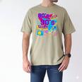Retro 1980s 80's Baby 1990s 90's Made Me Nostalgia Birthday Premium Tri-Blend Men's Comfort Colors T-Shirt Khaki