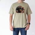 Rottie Dog Mom Dad 'Merica Rottweiler Men's Comfort Colors T-Shirt Khaki