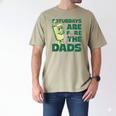 Saturdays Are Fore The Dads Golf Men's Comfort Colors T-Shirt Khaki