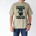 School Important But Hunting Is Importanter Dad Men's Comfort Colors T-Shirt Khaki