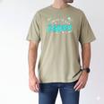 Under Sea Daddy Birthday Girl Boy Matching Family Party Men's Comfort Colors T-Shirt Khaki