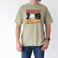 Senior Class Of 2019 Tshirt Graduation School Baseball Men's Comfort Colors T-Shirt Khaki
