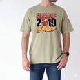 Senior Class Of 2019 Tshirt Graduation Students Football Men's Comfort Colors T-Shirt Khaki