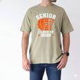 Senior Mom Class Of 2026 Basketball Graduation Men's Comfort Colors T-Shirt Khaki
