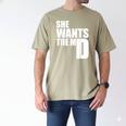 She Wants The MD Shirt Medical Graduation Doctor Men's Comfort Colors T-Shirt Khaki