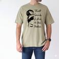 That Sounds Like A You Problem Messy Bun Introvert Raglan Baseball Tee Men's Comfort Colors T-Shirt Khaki