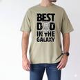 Star Wars Best Dad In The Galaxy Darth Vader Men's Comfort Colors T-Shirt Khaki